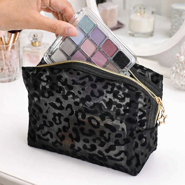 Designer Storage Wash Travel Bag Mesh Makeup Organizer Cosmetics Make Up Skincare Box Plastic Container Handbag For Women Men Bathroom J260608