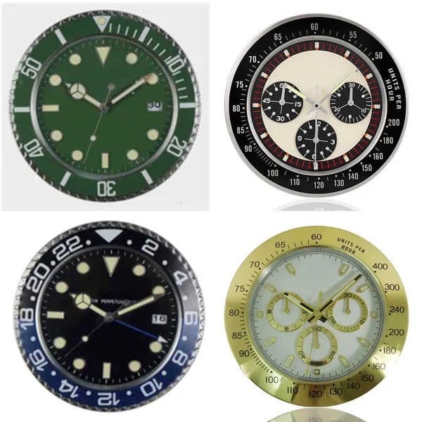 Clock Large Steel Super Home Silent Clocks Wall Watch Luxury Stainless Metal Luminous Modern Design The Date Will a6 M260325 Y260601 Y260608