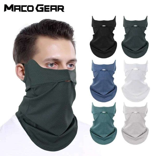 UV Protection Scarf Ice Cool Face Cover Mask Neck Gaiter Quick-drying Outdoor Fishing Cycling Sports Hiking Bandana Summer Men W260608