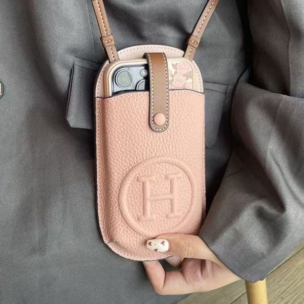 luxury designer phone case phone bag, crossbody small bag women, fashionable high-end, compact exquisite for summer, made of genuine leather and lightweight For iphone