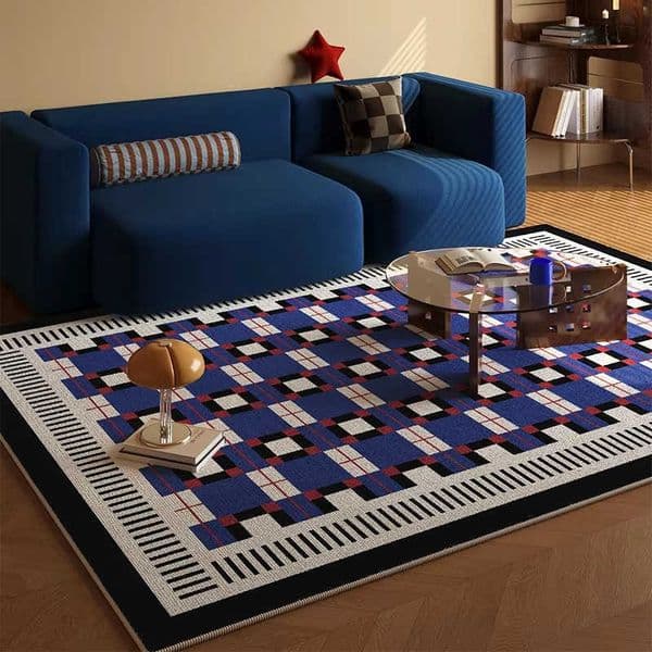 Medieval VIKAMA Revival Living Room Carpet Anti-slip and Wear-resistant Floor Mat Bedroom Wardrobe Room Carpet Home Decoration D260608