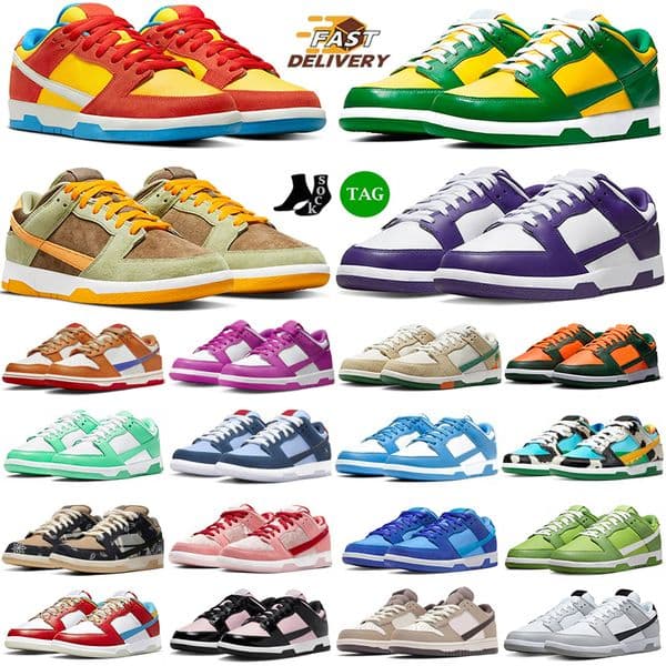 Designer Panda shoes dunksshoe SB Low dunksneaker man Mens Womens Casual Shoes Sneakers Fashion Triple Pink Black White Photon Dust Grey Fog Outdoor Sports Trainers