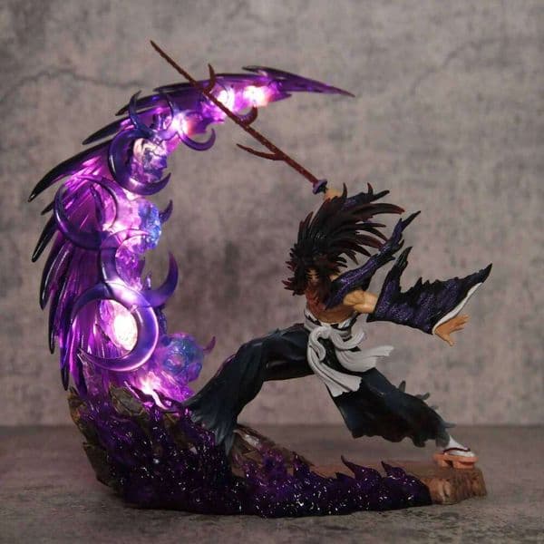 Demon Slayer Anime Figures Tsugikuni Yoriichi Action Figure With Light Pvc Statue Figurine Model Doll Toys Valentine's Day Gift 26L0608