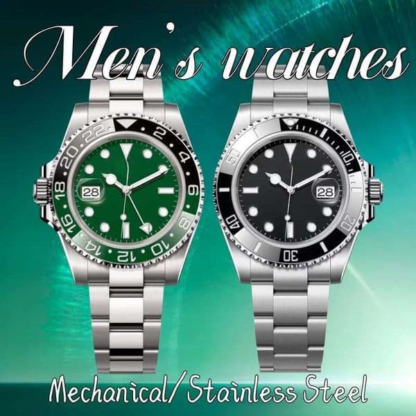 watch mens Wristwatches Mechanical Watches montre de luxe full stainless steel Ceramic Sapphire glass watches