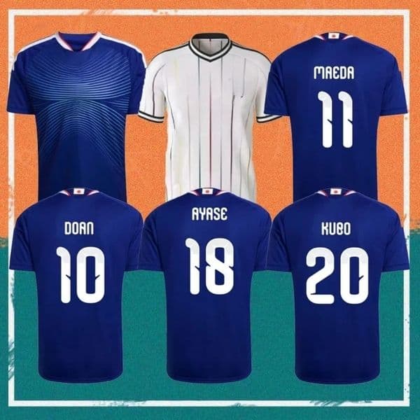Japan World Cup 2026 Takefusa Kubo Jersey Soccer Wataru Endo Junya Ito Daizen Maeda Daichi Kamada Koki Ogawa Yuito Suzuki Hiroki Ito Tsuyoshi Watanabe Football Shirt