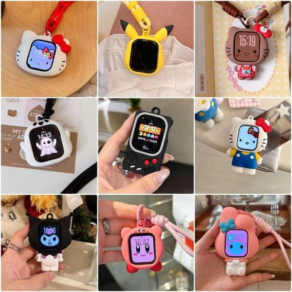 2026 New Cute Cartoon Silicone Case For Apple Ultra3 SE3 S11 Soft Designer Protective Watch Cover
