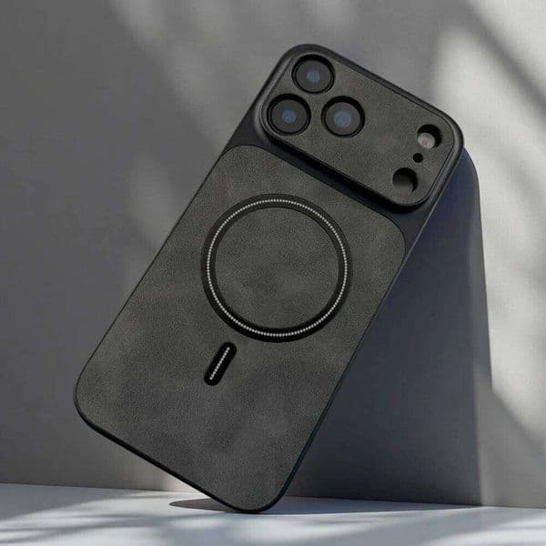 Luxury Retra Faux Leather Case For iPhone 17 16 15 14 13 Pro Max iPhone17 iPhone16 iPhone15 Wiireless Charge PC Cover 26W0608