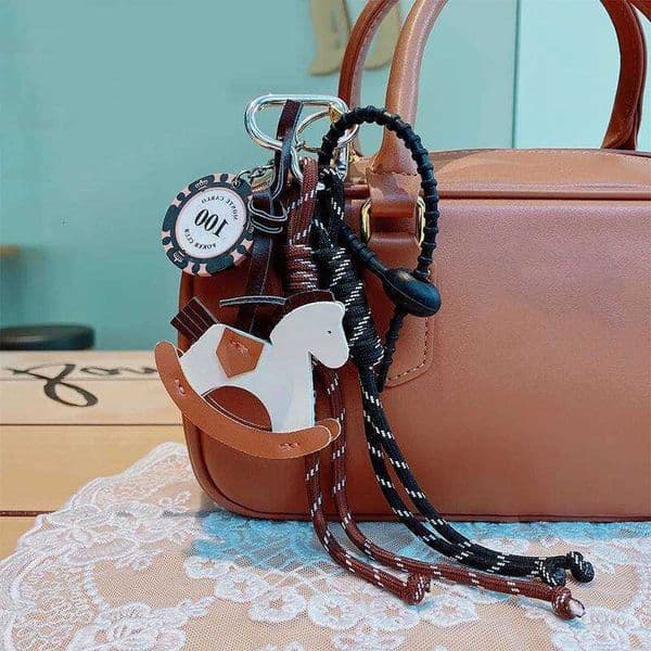 Rope Braided Keychain Trojan Horse Pendant Suitable for Phone Bag Accessories S260608