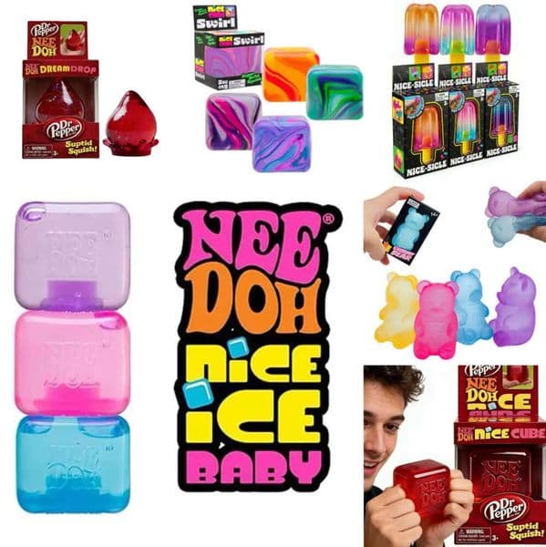 2026 New Nee Doh Nice Ice Baby Fidget Toys Maltose Stress Relieving Toy Various Styles Decompression Toy
