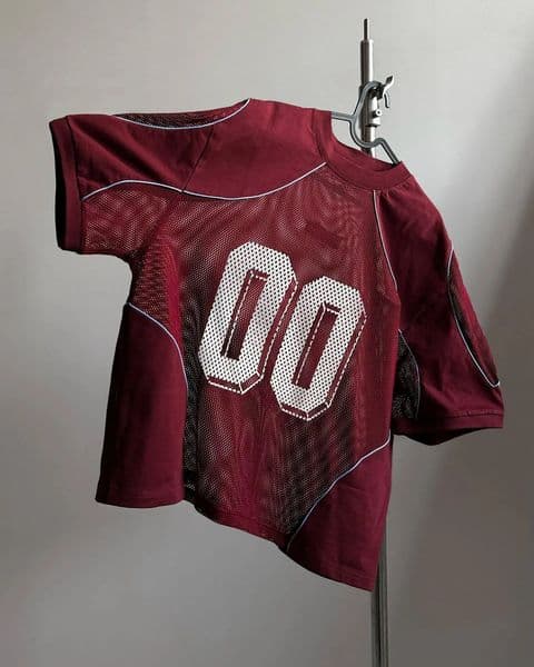 Summer EuropeanAmerican Fashion Mesh Patchwork Loose Top for Men Digital Pattern Printed Breathable Sportswear Couple Jersey 260605