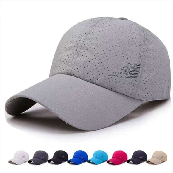 New Quick-drying Women's Men's Golf Fishing Summer Outdoor Sun Hat Adjustable Unisex Baseball Cap 26Y0608