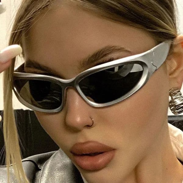 Y2k Classic Punk Wrap Around Vintage Sunglasses Women Men y ner Sun Glasses Fashion Sport Eyewear UV400 Goggles 260608