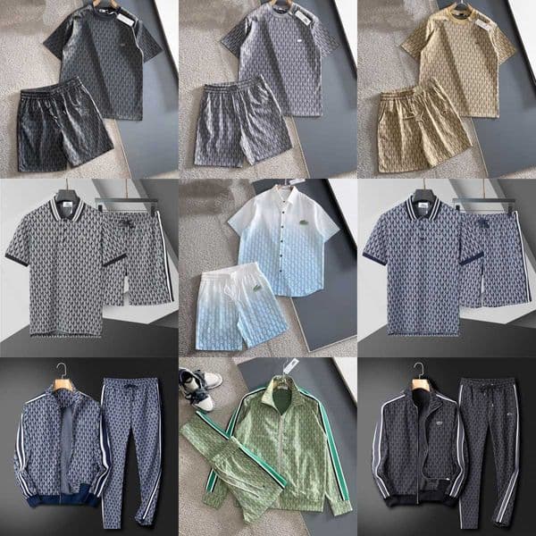High quality designer clothing European-style LA mens fish print multi-color suit new American casual fashion alternative for all seasons