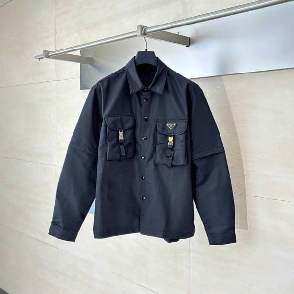High quality designer clothing Correct Top Version Pula Home 25 New Mens and Womens Casual Jacket Bermuda Nylon Workwear Detachable Repair Shirt Coat