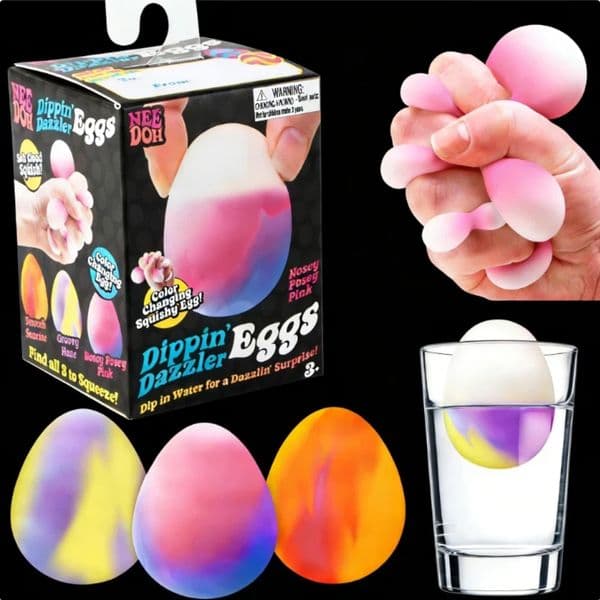 Nee doh Golden Egg Hunt Game change color blind box Easter Fidget With Squishy Surprise Stress Relief Squeeze Party gifts