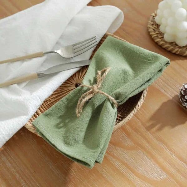 Placemats Ruffle Retro Soft Round Cotton Table Cup Mat Square French Coasters Table Decor J260609
