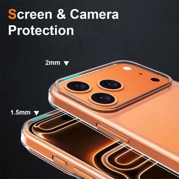 tra Thin Soft TPU Transparent Phone Case for IPhone 17 Air 16 E 15 14 13 11 Pro Max Plus 12 Mini 17Air 16E 17Pro Clear Cover J260609