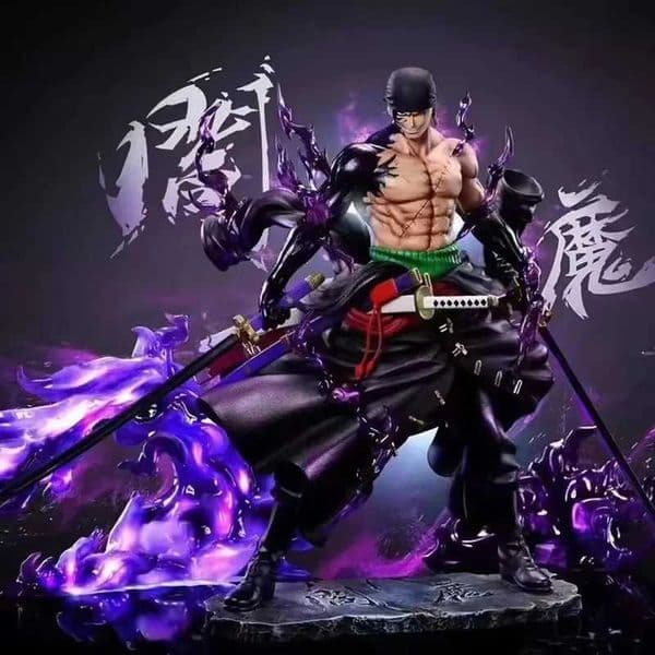 25cm One Piece Zoro Figures Sky Painting Roronoa Zoro Action Figures Anime PVC Collection Model Toys Desktop Decoration Gifts L260608