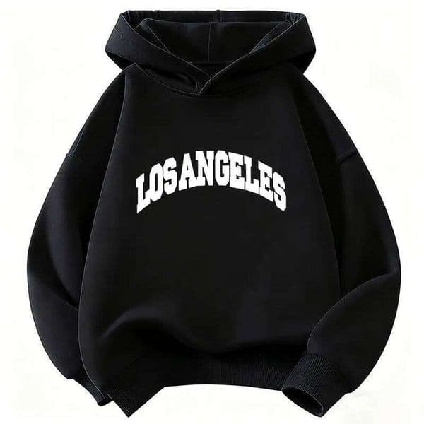 Los Angeles Y2k Hoodie Sweatshirt Hoody Casual Hoodies for Boys Girls Clothes 26L0609