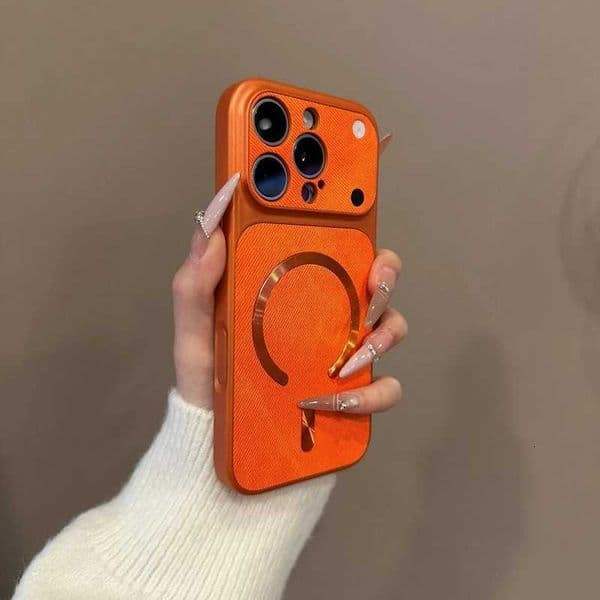Luxury Cowboy Pattern Texture Magnetic Phone Case For iPhone 11 12 13 14 15 16 17 Pro Max Plus Bumper Back Cases Cover J260609