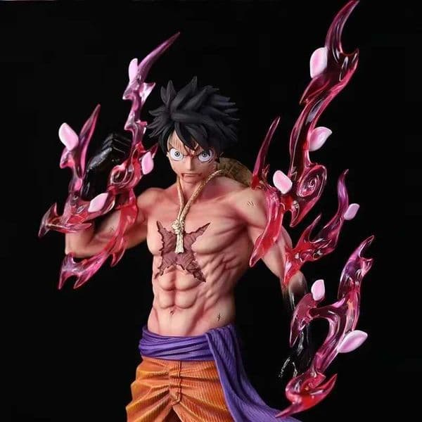 2026 New New One Piece Anime Figure Toys D Luffy Flowing Cherry PVC Action Figurine Collection Model Desktop Ornament Gifts L260608 Toy
