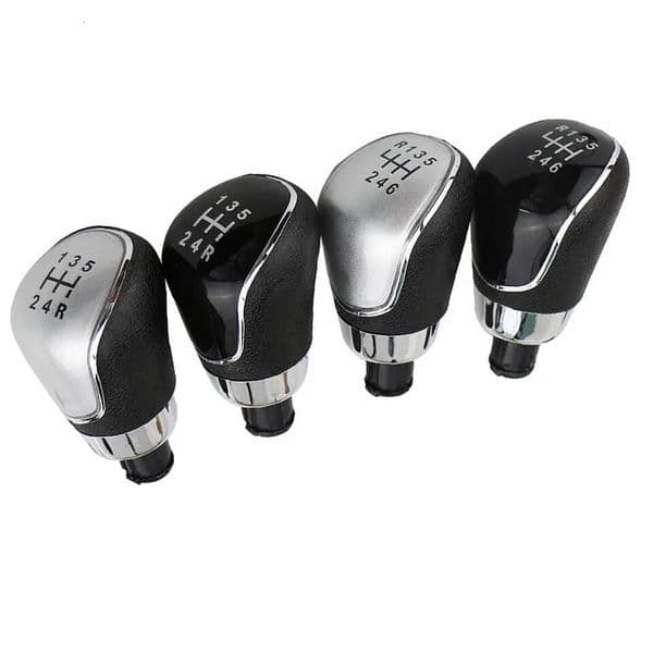 5 6 Speed Manual Car Gear Head Shift Knob for Ford Focus 2 3 MK2 MK3 2005 - 2015 Fiesta Ecosport C-Max Kuga S-max Accessories ddmynov