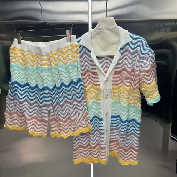 Clothes European American Women's Clothing Embroidered Braided Button V-Neck Long Sleeve Pullover Women's Spring Knitted Sweater Casaa Blancas Casablanmen 89a