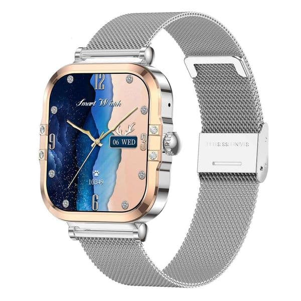 New Smartwatch HK With Square AMOLED Screen For Women NFC Reminder Sleep Monitoring