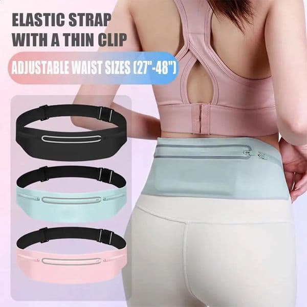 Waterproof Running Waist Bag Adjustable Belt Unisex Portable Outdoor Jogging and Fitness Sports Phone Pouch 260609