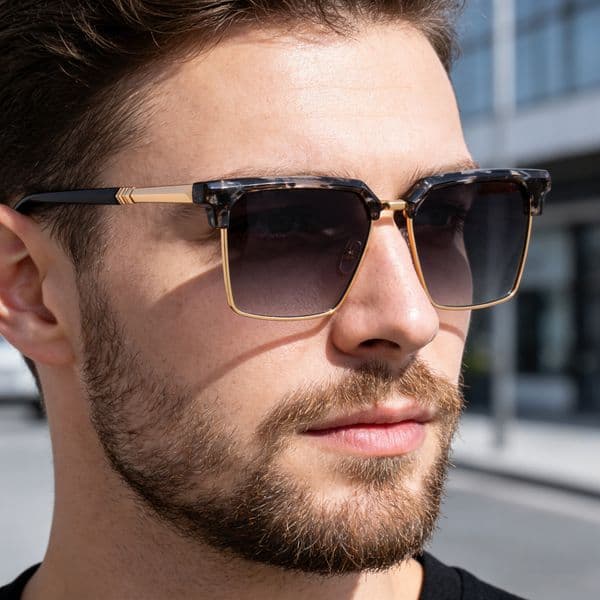 Womens Sunglasses Luxury Vintage Popular Beach Holiday European And American Fashion Uv400 Polarized Sun Casual Brand Luxury Best-Selling Uv400