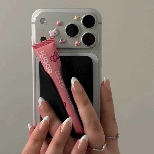 Lip Case Snap-On Lip Gloss Holder With port Peptide Treatment Anti-Slip Single-Sided Case Mount Back Sticker J260609