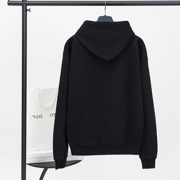 High quality designer clothing High-end version of Lujias 2025 autumn new model hand-beaded embroidered casual loose-fitting unisex couples hooded sweatshirt