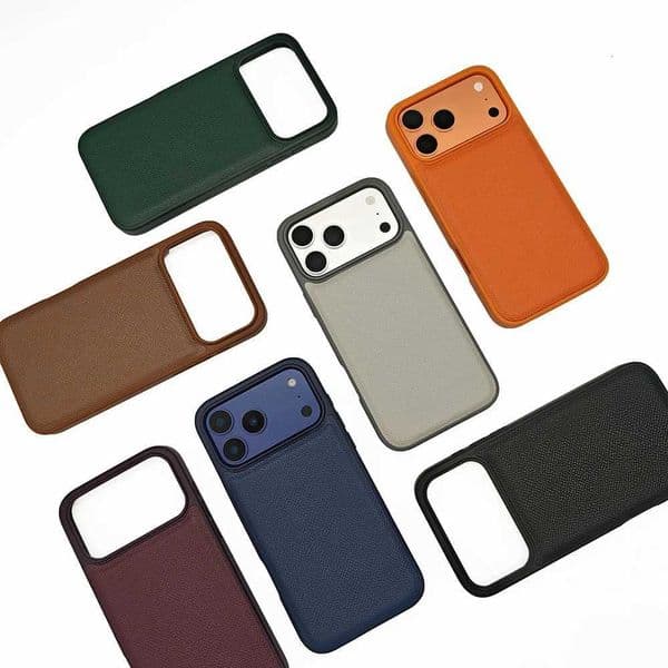 High-End Eps Grain Leather Case Exquisite Craft Anti Drop Phone Cover For iPhone 16 Pro Max J260609