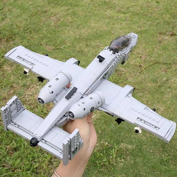 Military A-10 Fighter US Building Blocks Arms Vehicle Model New pe Armored Thunderbolt II Plane Bricks Boys Toys J260609