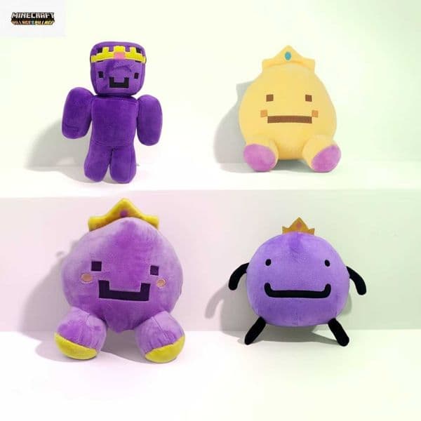 Hot-selling new product wembu plush game accessory cute purple crown plush doll pillow L260608W1MN