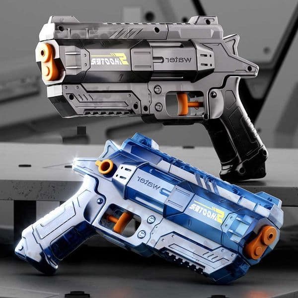 2026 Deformable Manual Launch Water Guns Powerful Water Blasters Summer Outdoor Beach Toy For Boys Kid Gift L260609