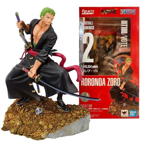 Anime One Piece Roronoa Zoro Figure Art King Sauron Commemorative One Hundred Scenes of the Great Pirates by Eiichiro Oda Model L260608