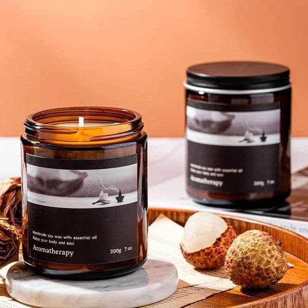 7oz Scented Candles for Home 45 Hours Burn Time Natural Soy Wax Scented Candles Aromatherapy Jar Candle Christmas Gift D260609