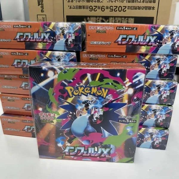 In Stock Tcg M2 Inferno X Mega Charizard X Ex Fire Flame Mega Evolution Rare Trading Card Collection Gift T260602