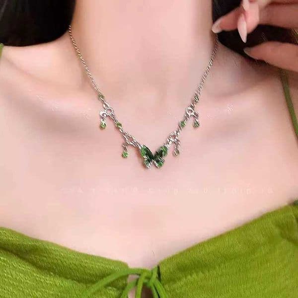 Blue Old Wind Imitation Sea Treasure White Freshwater Pearl Glass Pendant Womens Banquet Jewelry Sea NecklaceR260609