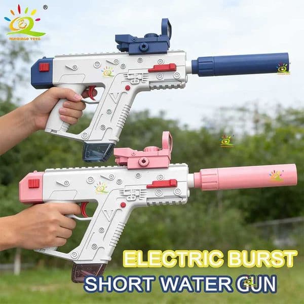 2026 Electric Automatic Burst Submachine KRISS Vector Water Gun Firing Fight Summer Outdoor Beach Shooting Game Toys Adult Gift T260602