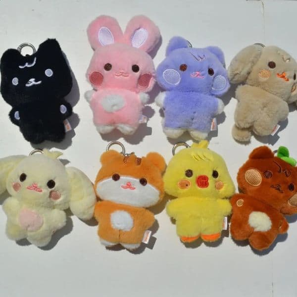 Kpop ATEEZ Plush Keychain Aniteez Pendant Hongjoong Seonghwa Yunho Yeosang San Ming Wooyoung Jongho Key Chain 260608