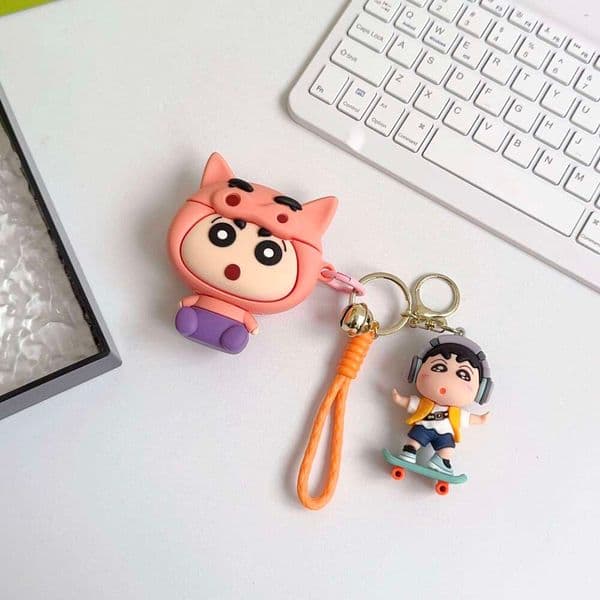 Hot Cartoon Crayon Shin-Chan Shockproof Earphone Case Creative Gift Anti-fall Protective Cover For AirPods 4/Pro2/Pro3/3/2 26W0609
