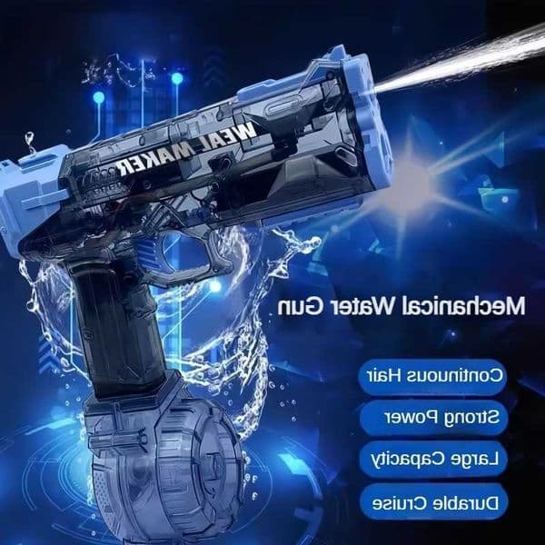 Electric Water Guns Children Automatic Toy Ice Bursts Recoil Watergun Kids Summer Beach Outdoor Fight Games Water Spray Gun Toys L260609