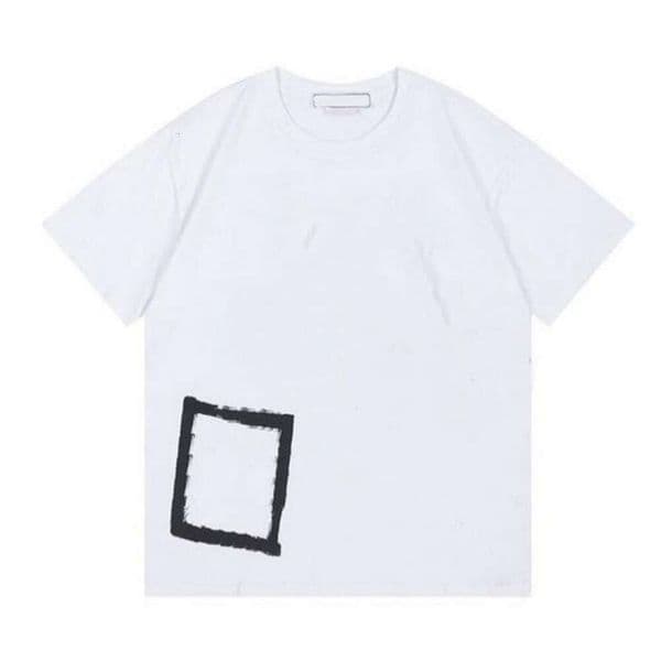 Chrome Shirt Designer Graphic Tee Men Women Shirt High Quality Version T Shirt Womens Slim Outfit Clothing Loose Tees Tops Man Casual Street Graffiti Shirt US Size Dd1