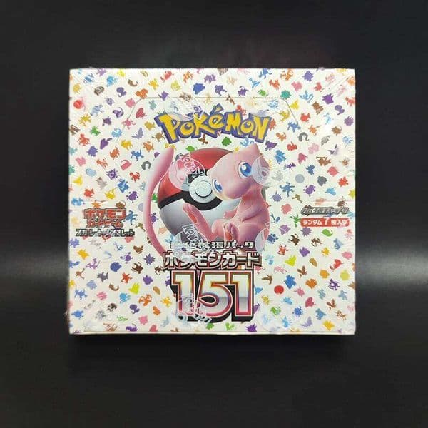 140PCS/Box DIY PTCG Japanese Version 151 SV2a Booster Box Hobby Collectibles Collection Card Toy 26L0609