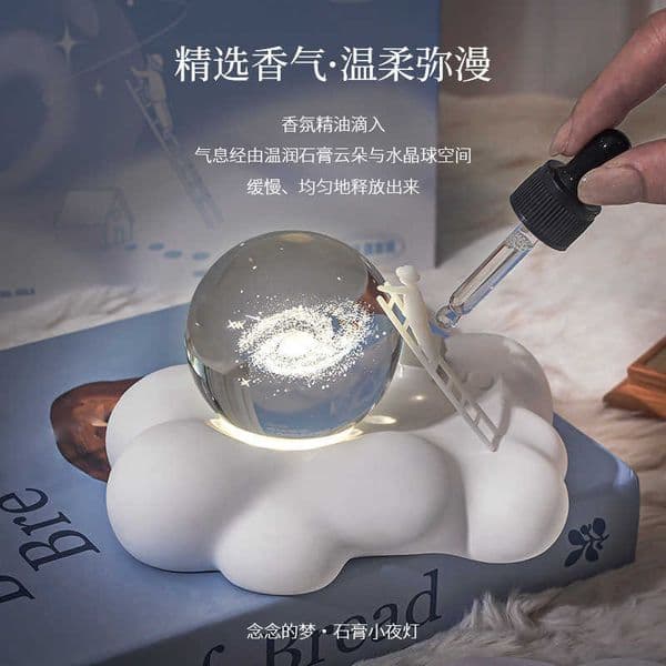 Crystal ball aromatherapy ornament creative gift for girls practical niche fragrance souvenir aromatherapy gift box L2606067QMM