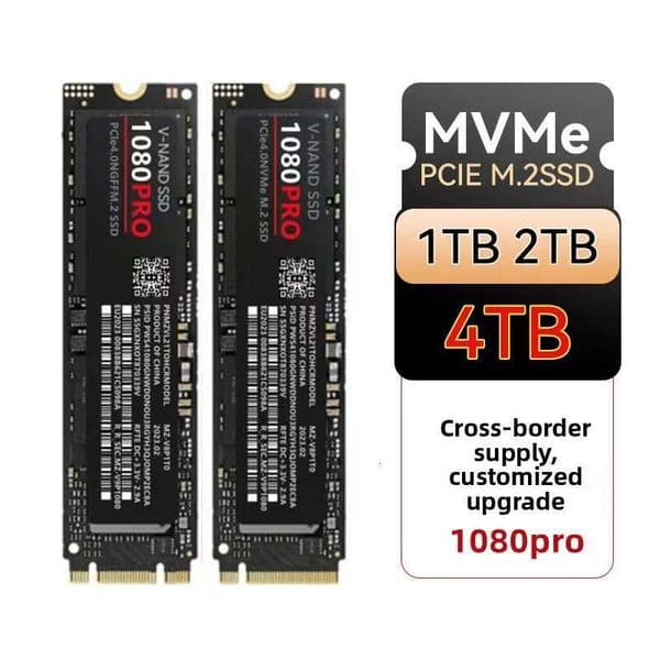High-Speed NVME Solid State Drive Laptop SSD 4Tb 2Tb 1Tb Expansion Upgrade Export Version