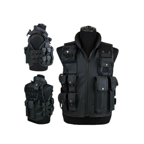 2026 new 11 pocket tactical vest mens hunting vest outdoor vest training vest protective modular safety multi pocket vest L260609