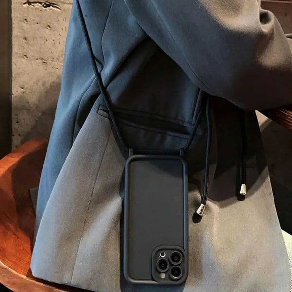 Phone Case For iPhone 17 16E 16 15 14 13 12 11 Pro Max XS X XR Plus SE 2022 Crossbody Adjustable Lanyard Strap Rope Soft Cover J260609
